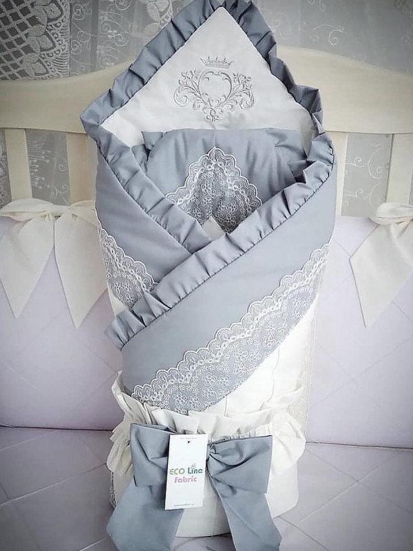 Конверт Cherry серый