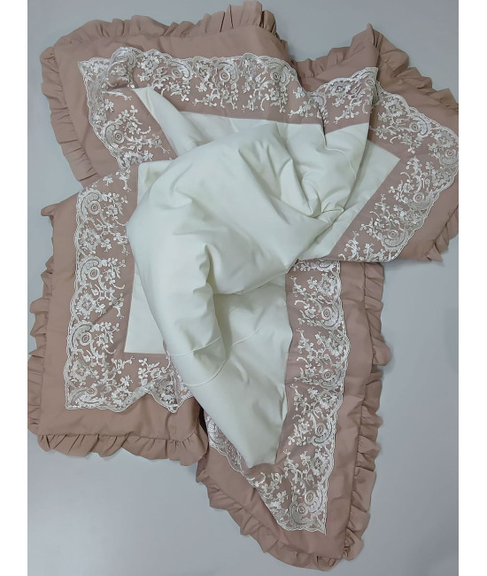 Конверт на выписку Cherry коричневый