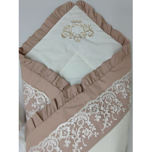 Конверт на выписку Cherry коричневый