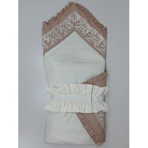 Конверт на выписку Cherry коричневый