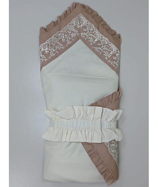 Конверт на выписку Cherry коричневый