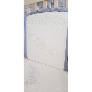 Комплект белья в кроватку Софт Gracia серый