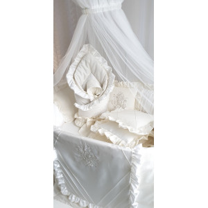 Комплект в круглую кроватку Jessika крем