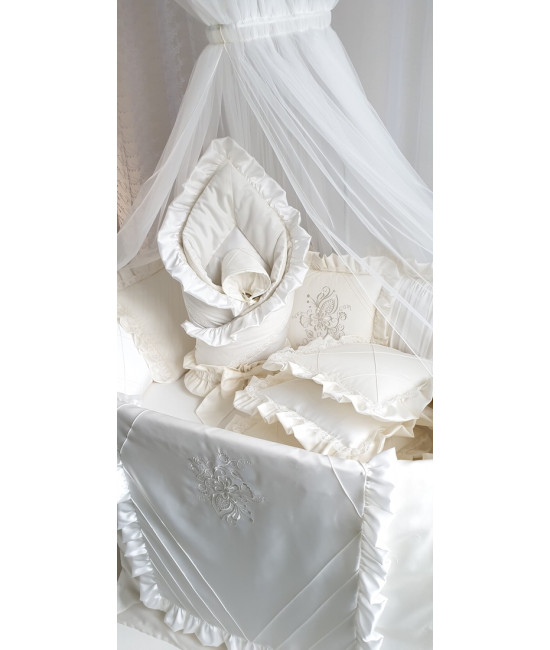 Комплект в круглую кроватку Jessika крем