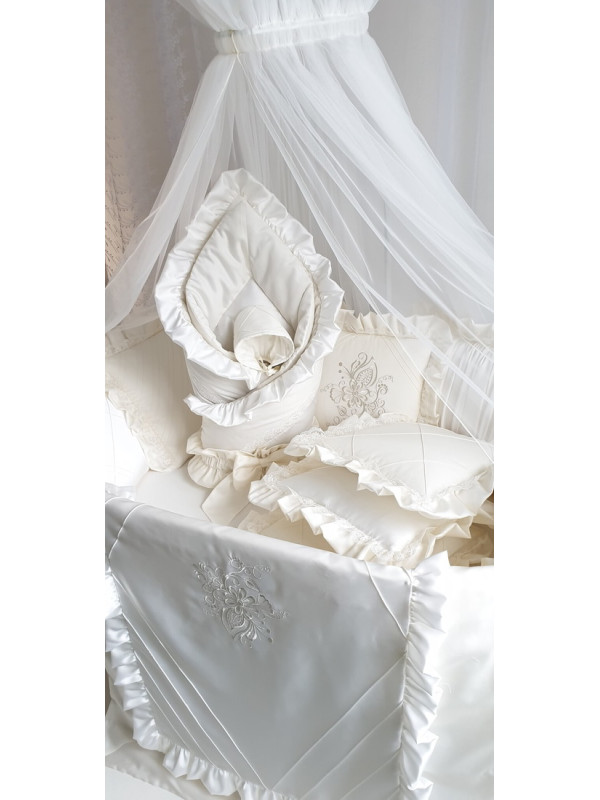 Комплект в круглую кроватку Jessika крем