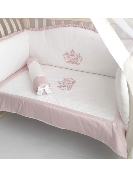 Комплект в кроватку Софт Karina розовый