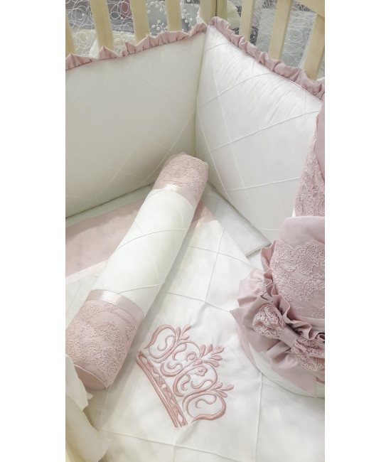 Комплект в кроватку Софт Karina розовый