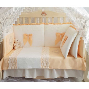 Комплект в кроватку Софт Madrid light персик