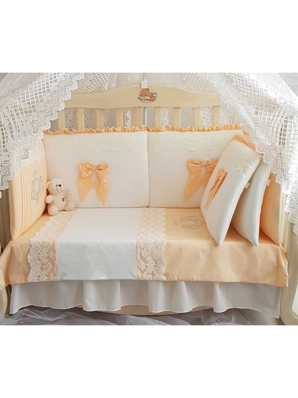 Комплект в кроватку Софт Madrid light персик