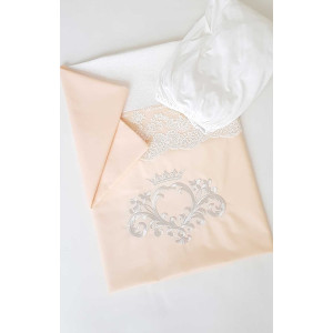 Комплект в кроватку Софт Madrid light персик