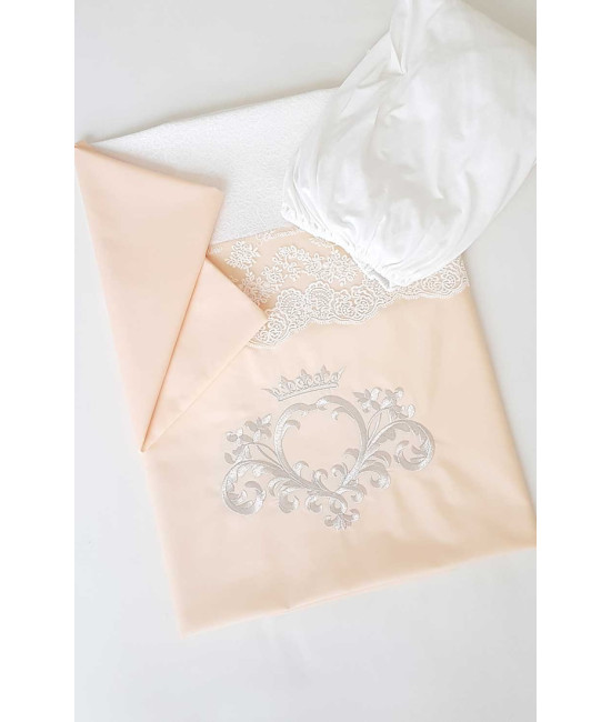 Комплект в кроватку Софт Madrid light персик