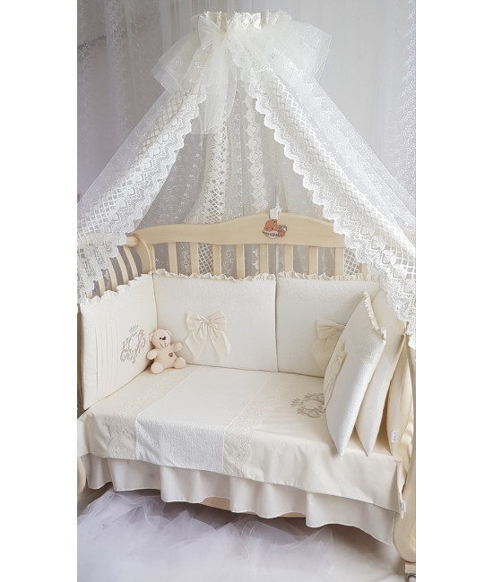 Комплект в кроватку Софт Madrid light крем