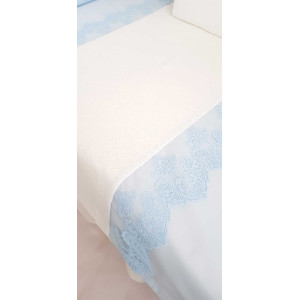 Комплект в кроватку Софт Madrid light голубой