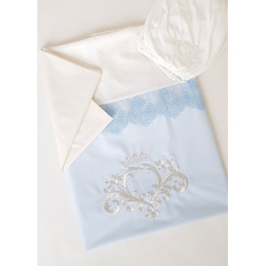 Комплект в кроватку Софт Madrid light голубой