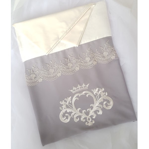 Комплект в кроватку Софт Madrid light серый