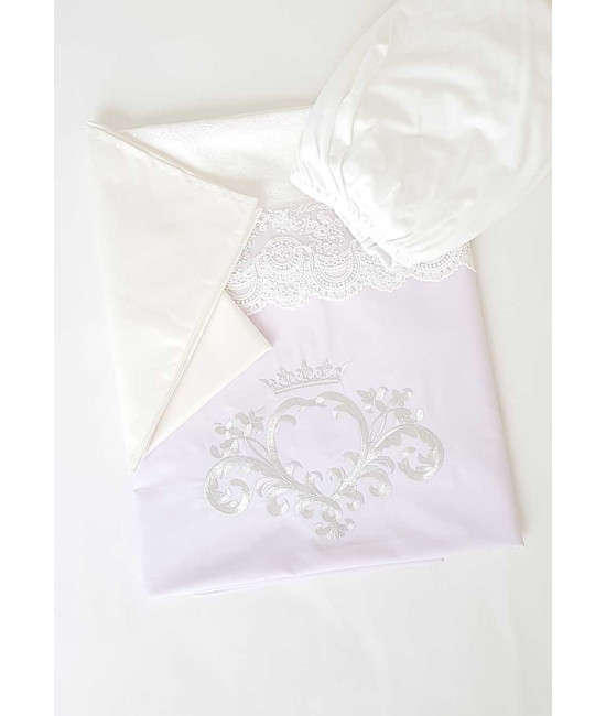 Комплект в кроватку Софт Madrid light сирень