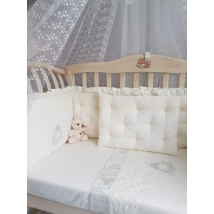 Комплект в кроватку Софт Margaret молоко
