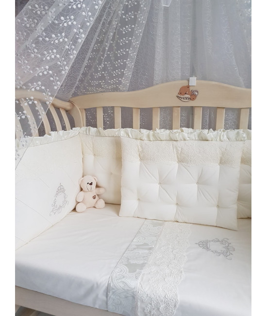 Комплект в кроватку Софт Margaret молоко
