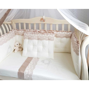 Комплект в кроватку Софт Margaret какао