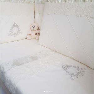 Комплект в кроватку Софт Margaret молоко