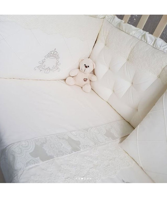 Комплект в кроватку Софт Margaret молоко