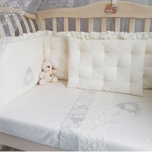 Комплект в кроватку Софт Margaret молоко