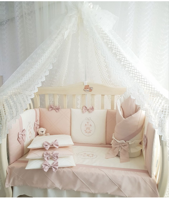 Комплект в кроватку Софт Mary персик