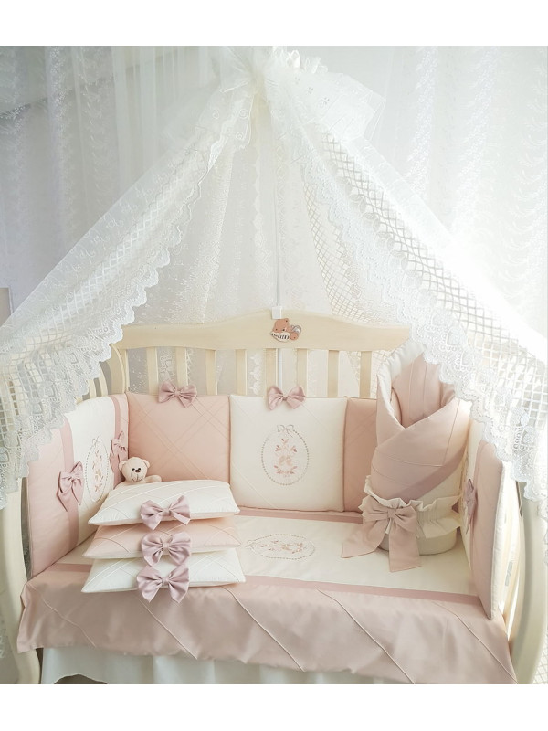 Комплект в кроватку Софт Mary персик