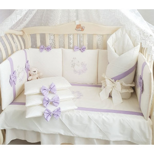 Комплект в кроватку Софт Mary сирень лайт