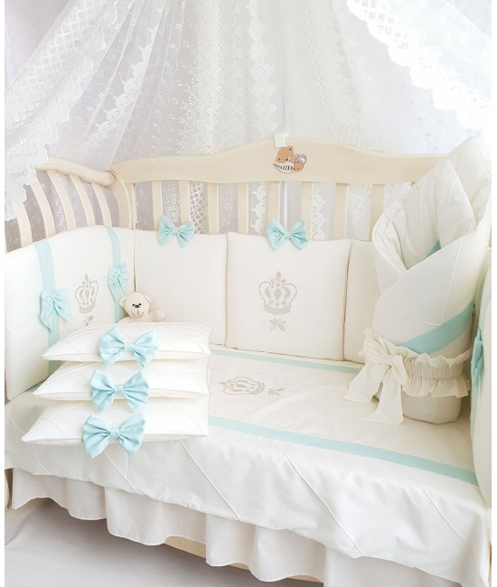 Комплект в кроватку Софт Mary ментол латй