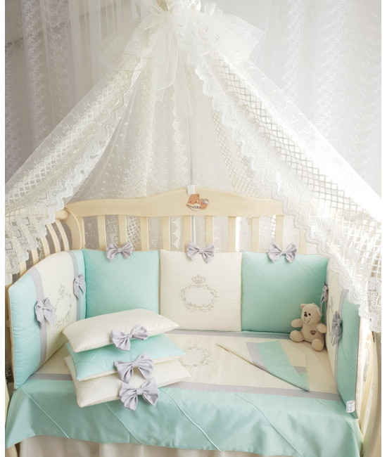 Комплект в кроватку Софт Mary ментол