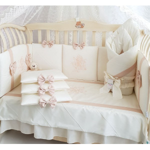 Комплект в кроватку Софт Mary персик латй