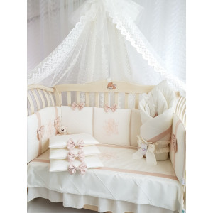 Комплект в кроватку Софт Mary персик латй