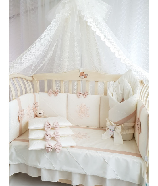 Комплект в кроватку Софт Mary персик латй