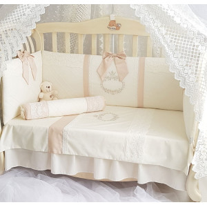 Комплект в кроватку Софт Milana персик