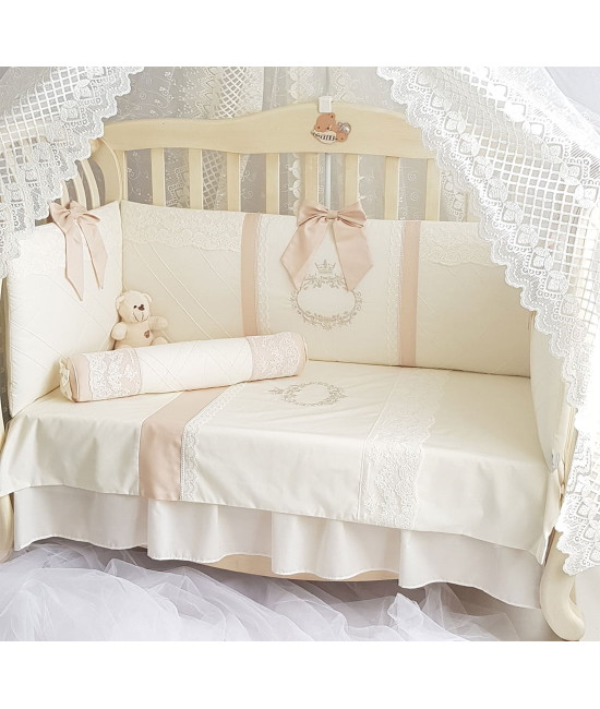 Комплект в кроватку Софт Milana персик