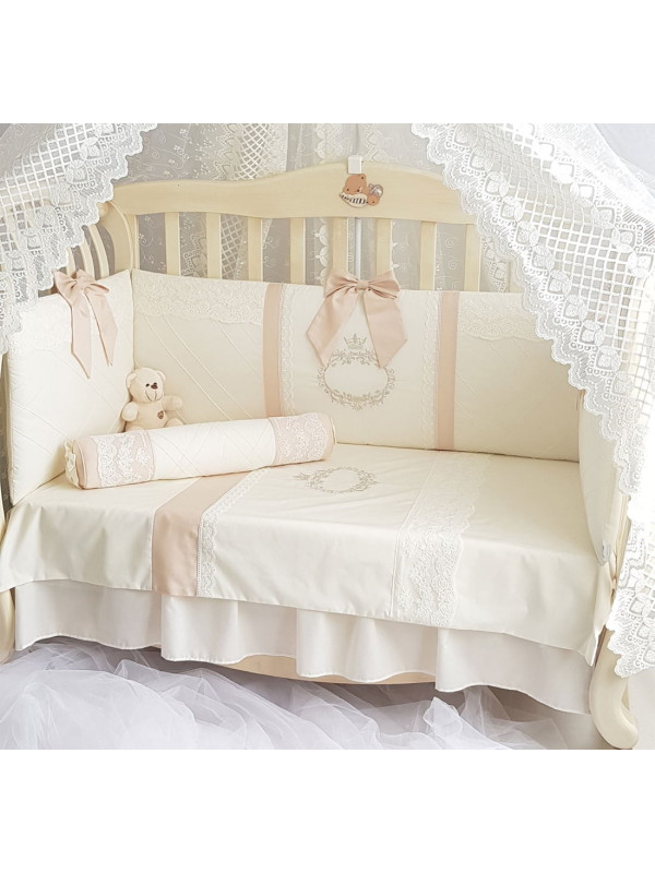 Комплект в кроватку Софт Milana персик