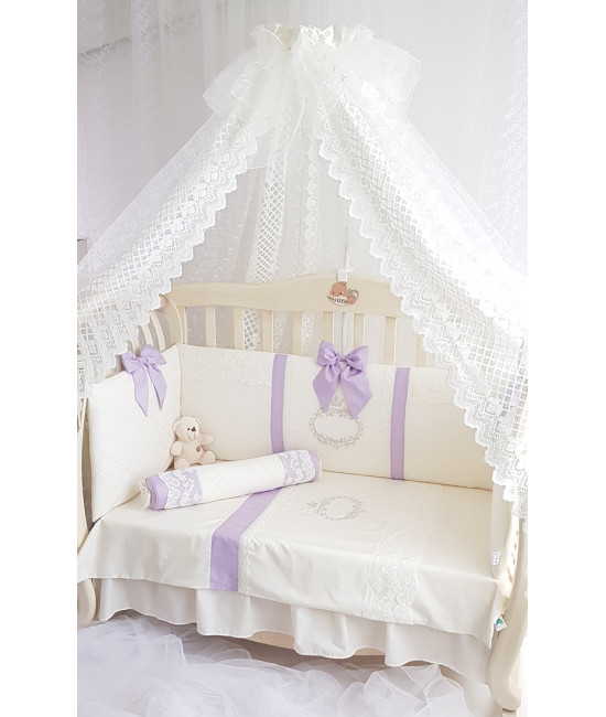 Комплект в кроватку Софт Milana сирень