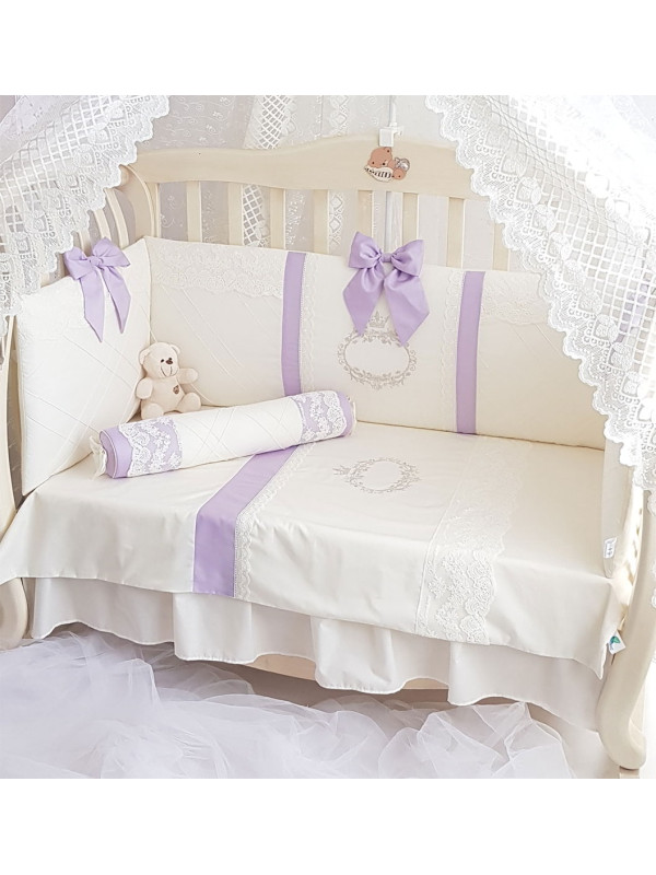 Комплект в кроватку Софт Milana сирень