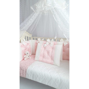Комплект в кроватку Софт Мягкое облако розовый