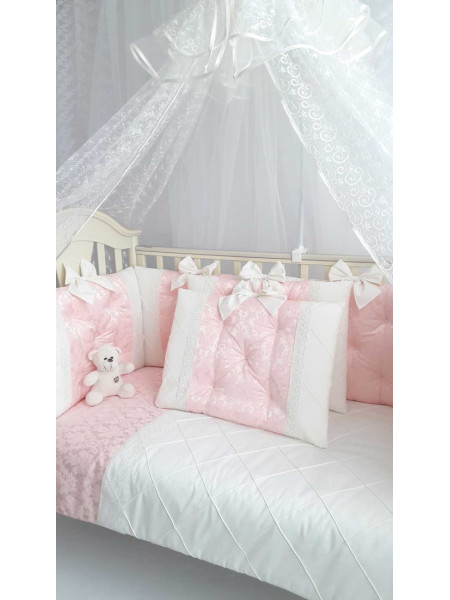 Комплект в кроватку Софт Мягкое облако розовый