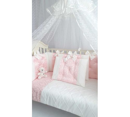 Комплект в кроватку Софт Мягкое облако розовый