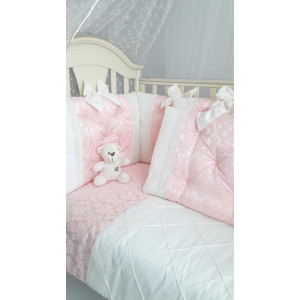Комплект в кроватку Софт Мягкое облако розовый