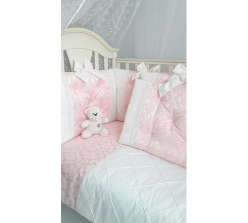 Комплект в кроватку Софт Мягкое облако розовый