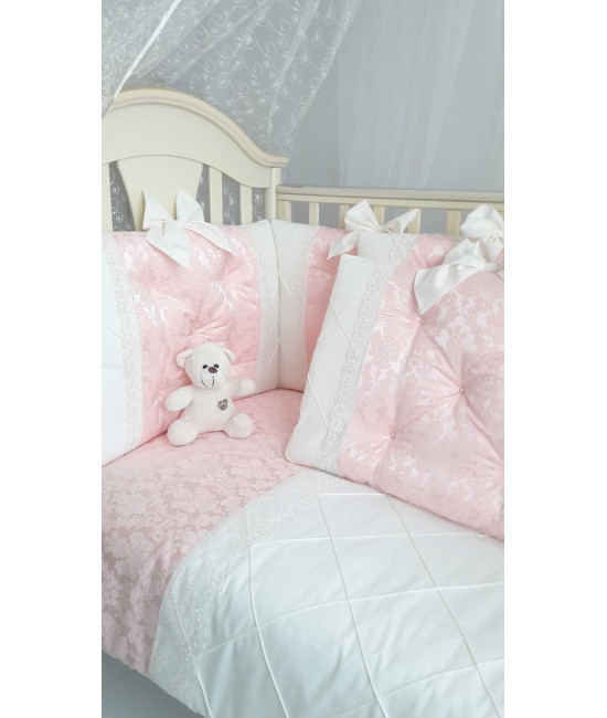 Комплект в кроватку Софт Мягкое облако розовый