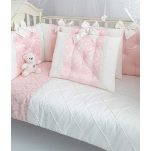 Комплект в кроватку Софт Мягкое облако розовый