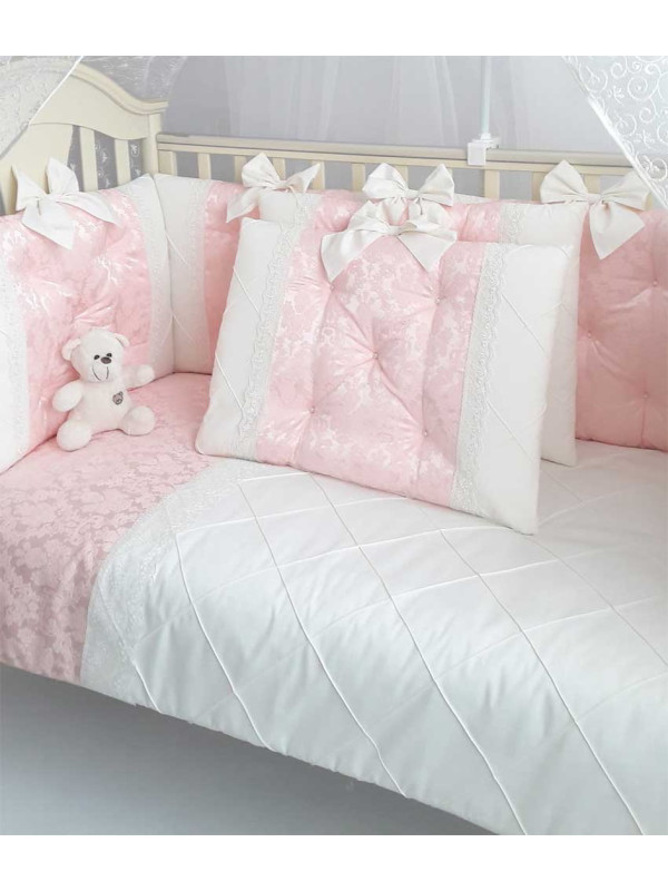 Комплект в кроватку Софт Мягкое облако розовый