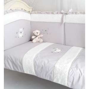 Комплект в кроватку Нуволла серый