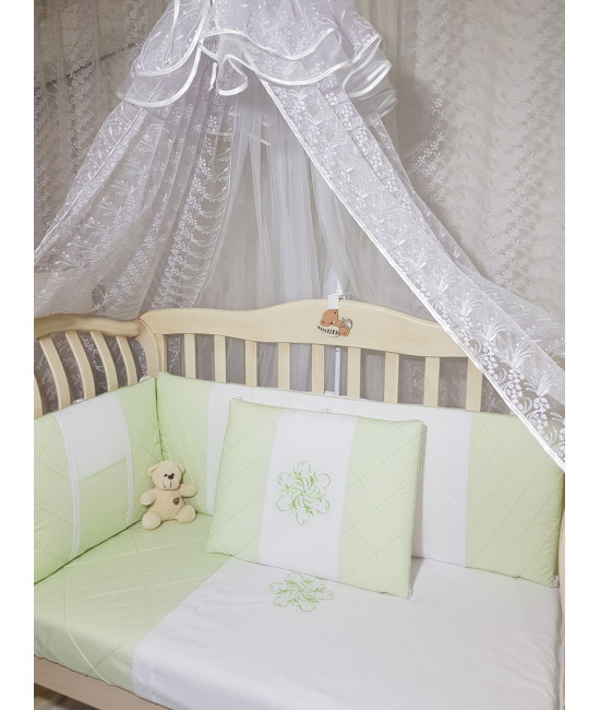Комплект в кроватку Софт Odelis салатовый