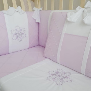 Комплект в кроватку Софт Odelis сирень